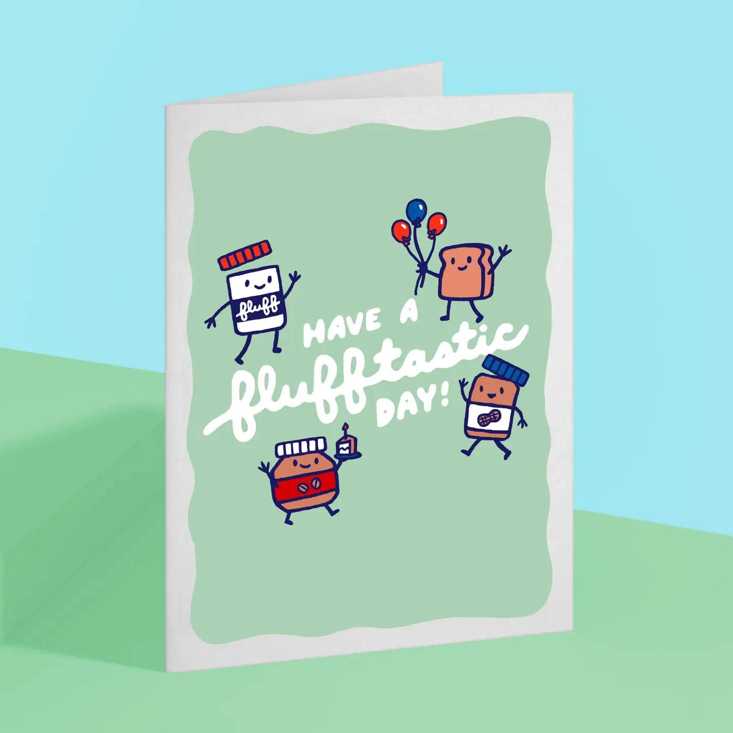 Ohello Boston Fluff Have a Flufftastic Day! Greeting Card