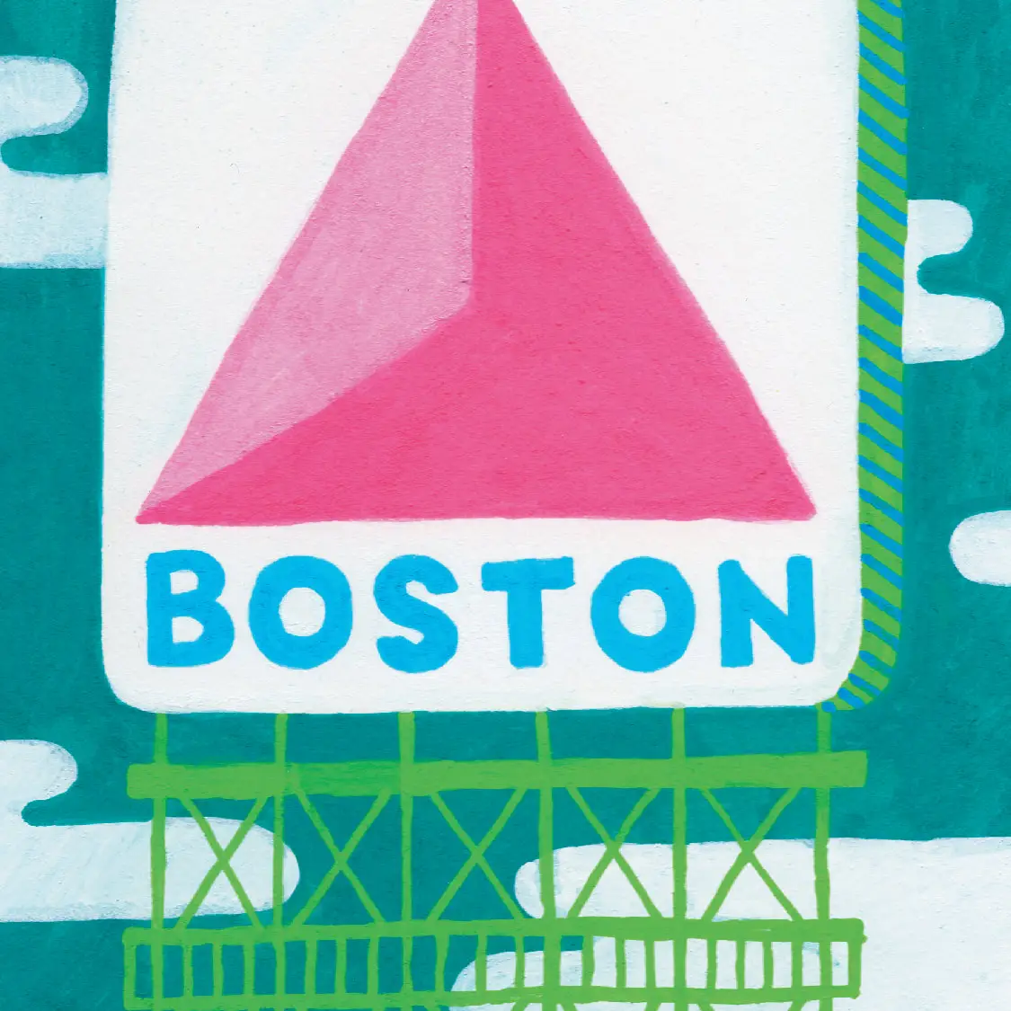 Ohello Boston Boston Citgo Sign 24pc. Mini Puzzle