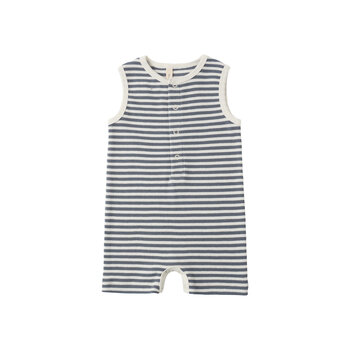 Quincy Mae Quincy Mae Ribbed Henley Romper