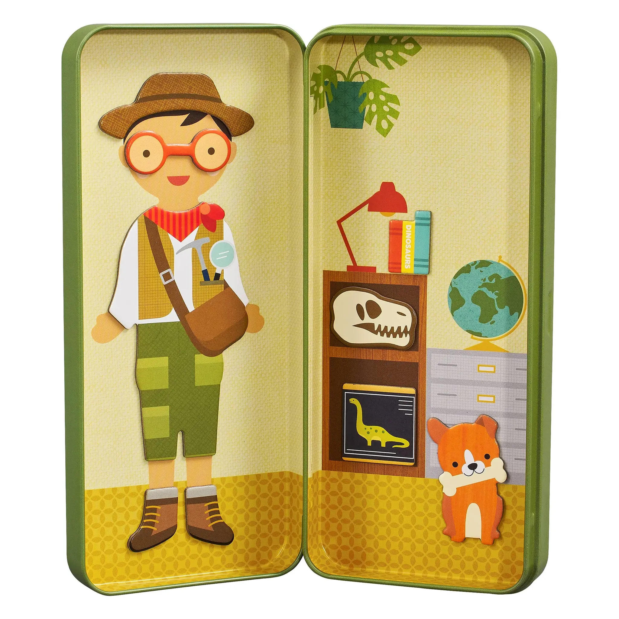 Chronicle Books Dinosaur Discovery Shine Bright Magnetic Play Set