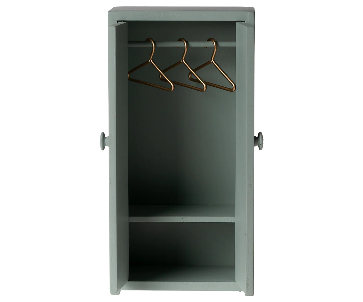 maileg Maileg Closet, Mouse - Soft blue