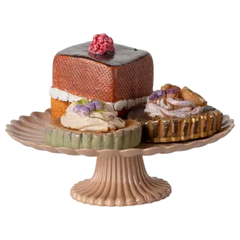 maileg Maileg Cakes and Cakestand, Mini