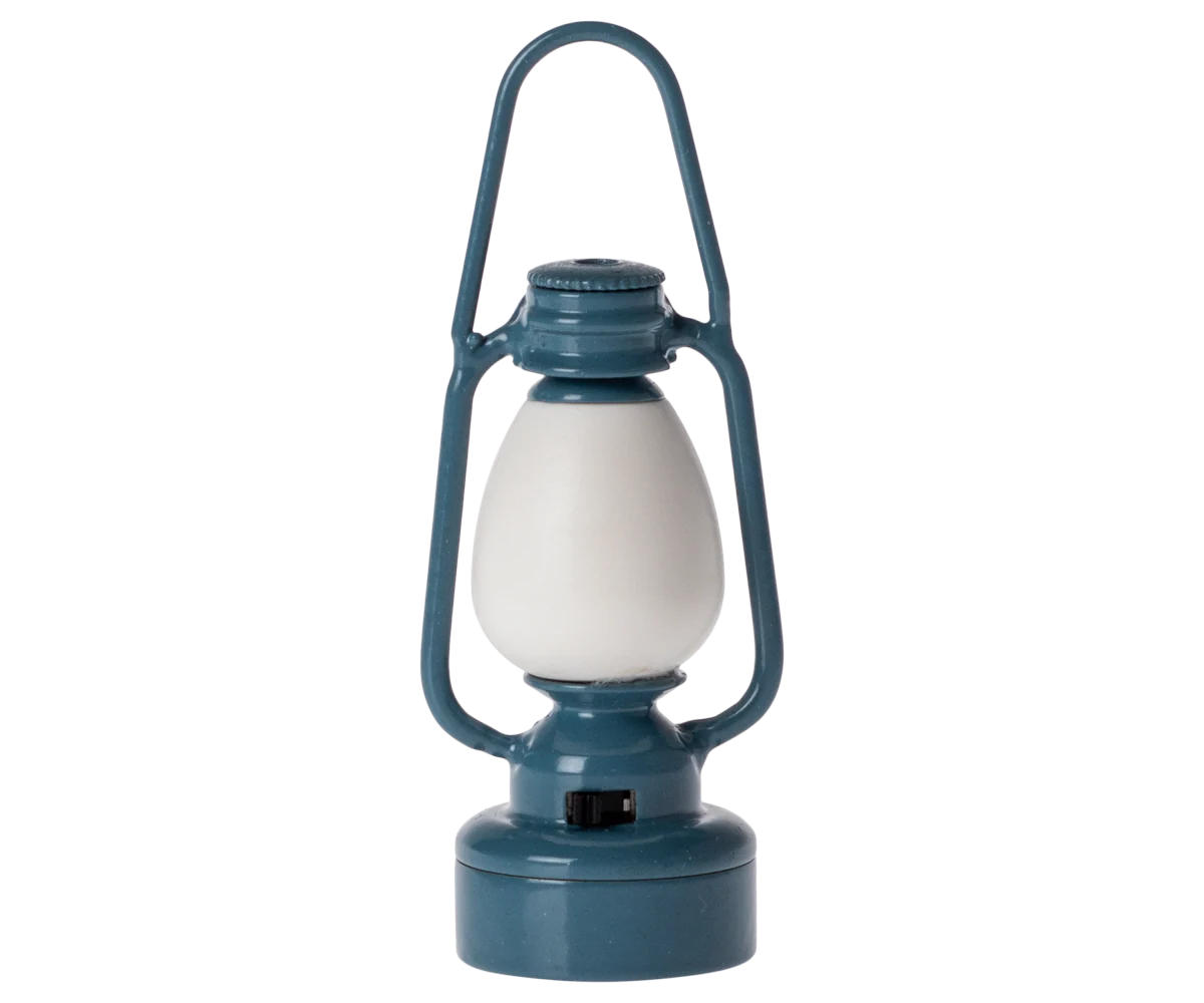 maileg Maileg Vintage lantern, Mouse - Blue