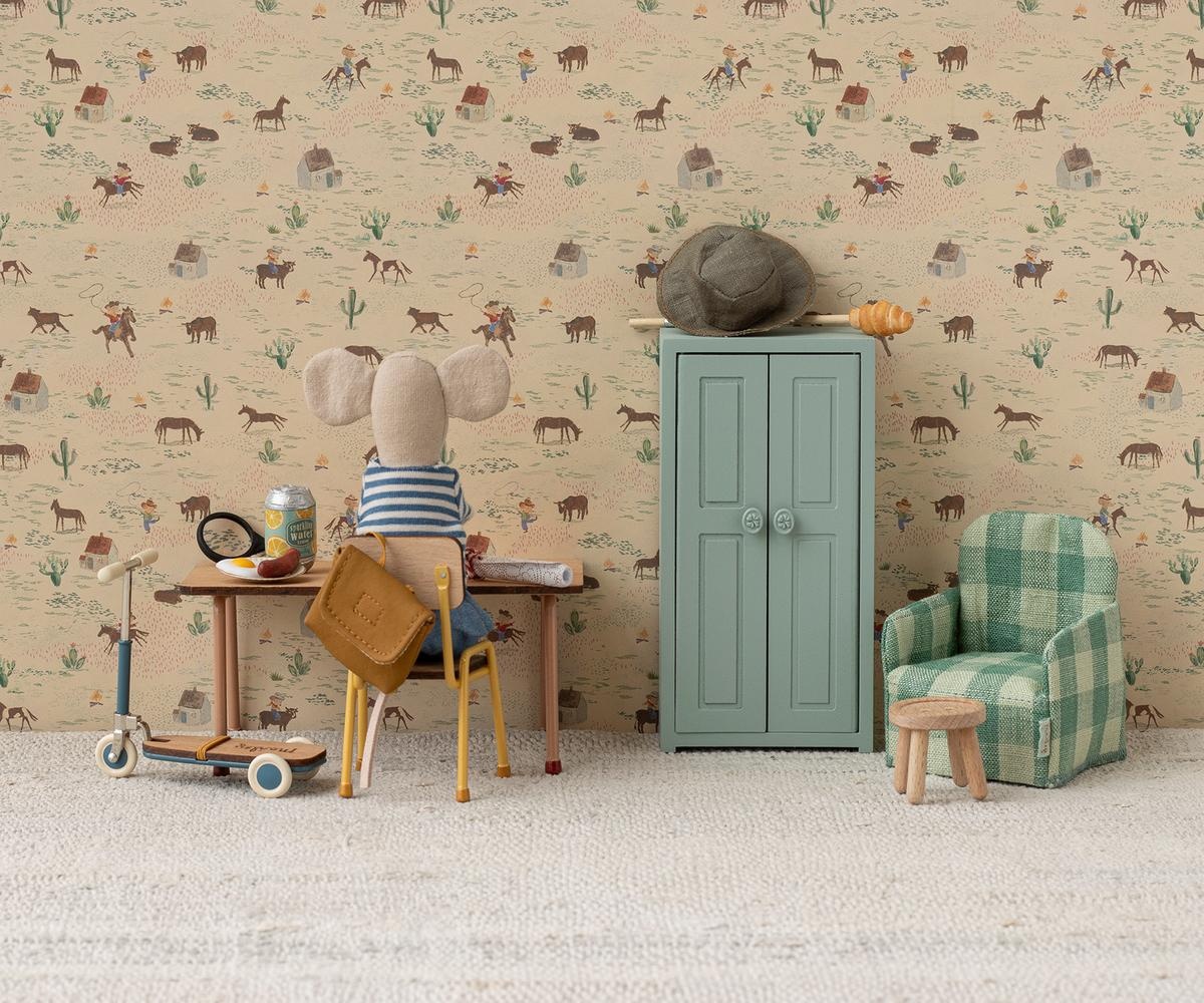 maileg Maileg Kick board, Mouse - Blue