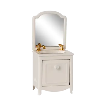 maileg Maileg Sink dresser, Mouse - Off white