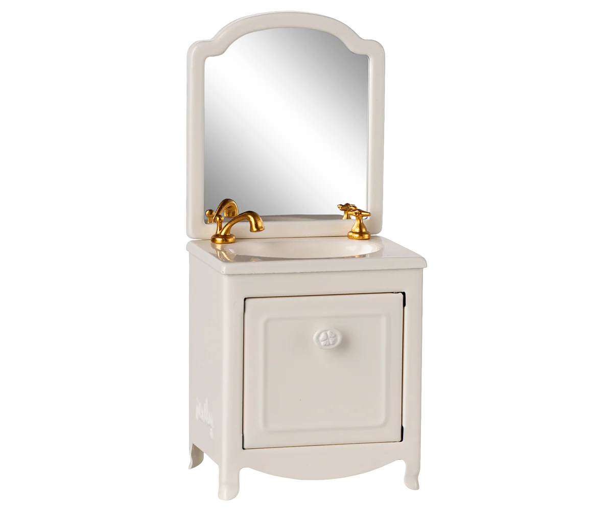 maileg Maileg Sink dresser, Mouse - Off white