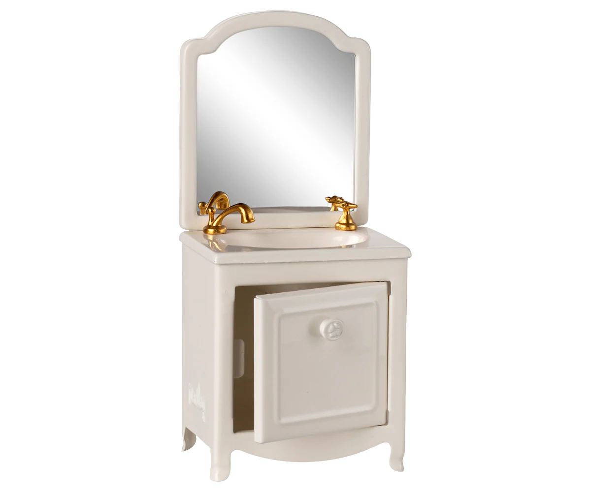 maileg Maileg Sink dresser, Mouse - Off white