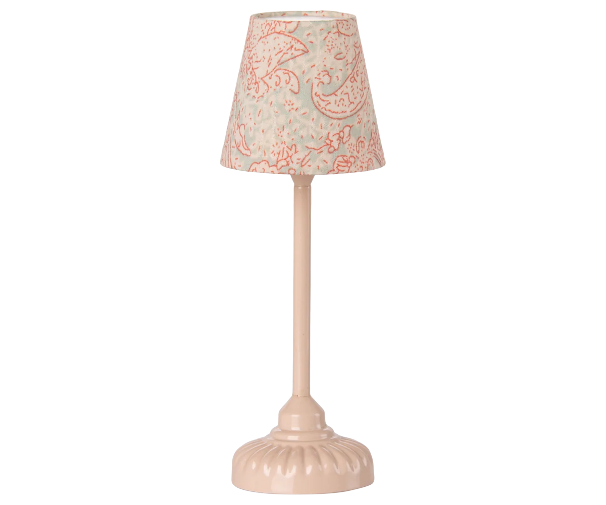 maileg Maileg Vintage floor lamp, Mouse - Powder