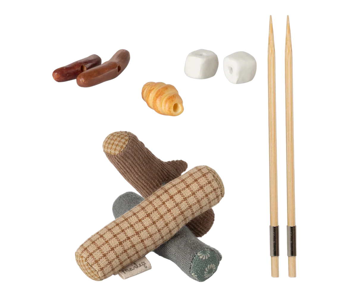 maileg Maileg Bonfire set, Mouse