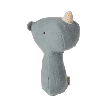 maileg Maileg Lullaby friends, Rhino rattle - Dusty blue