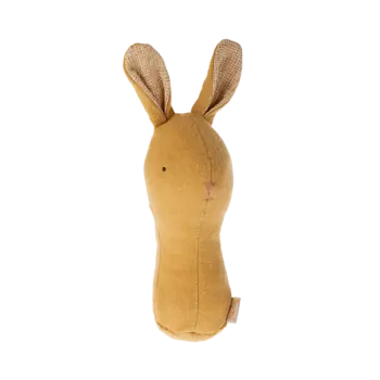 maileg Maileg Lullaby friends, Bunny rattle - Dusty  yellow