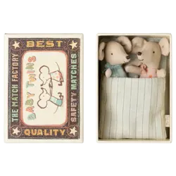 maileg Maileg Twins, Baby mice in matchbox