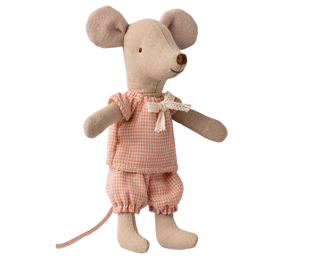 maileg Maileg Little sister mouse in matchbox