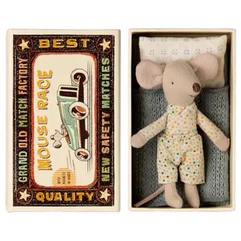 maileg Maileg Little brother mouse in matchbox