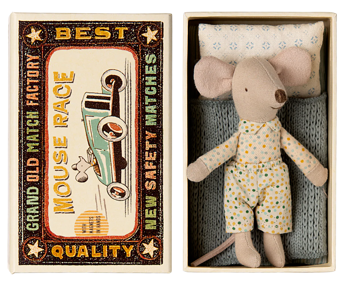maileg Maileg Little brother mouse in matchbox