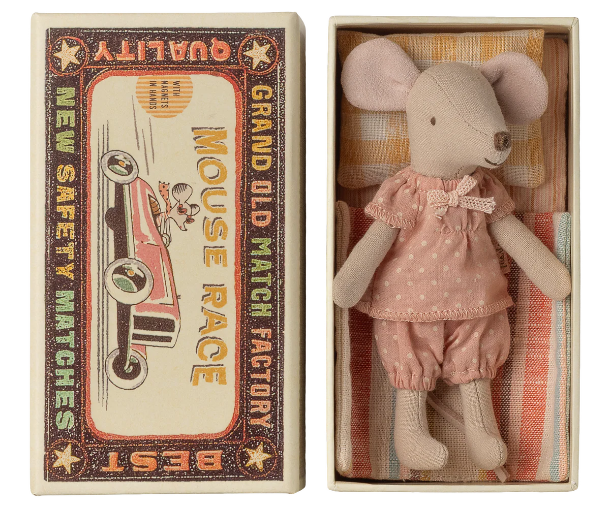 maileg Maileg Big sister mouse in matchbox