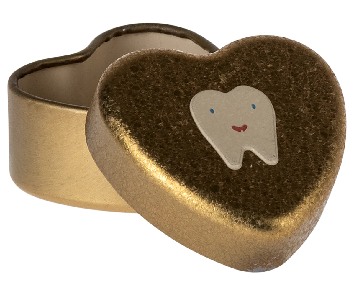 maileg Maileg Tooth box, Small - Gold