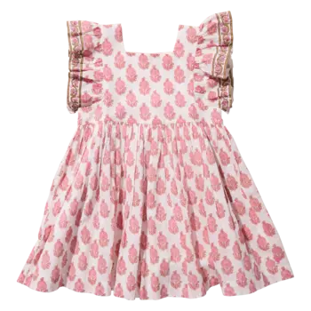 Pink Chicken Pink Chicken Elsie Pink Dahlia Floral dress