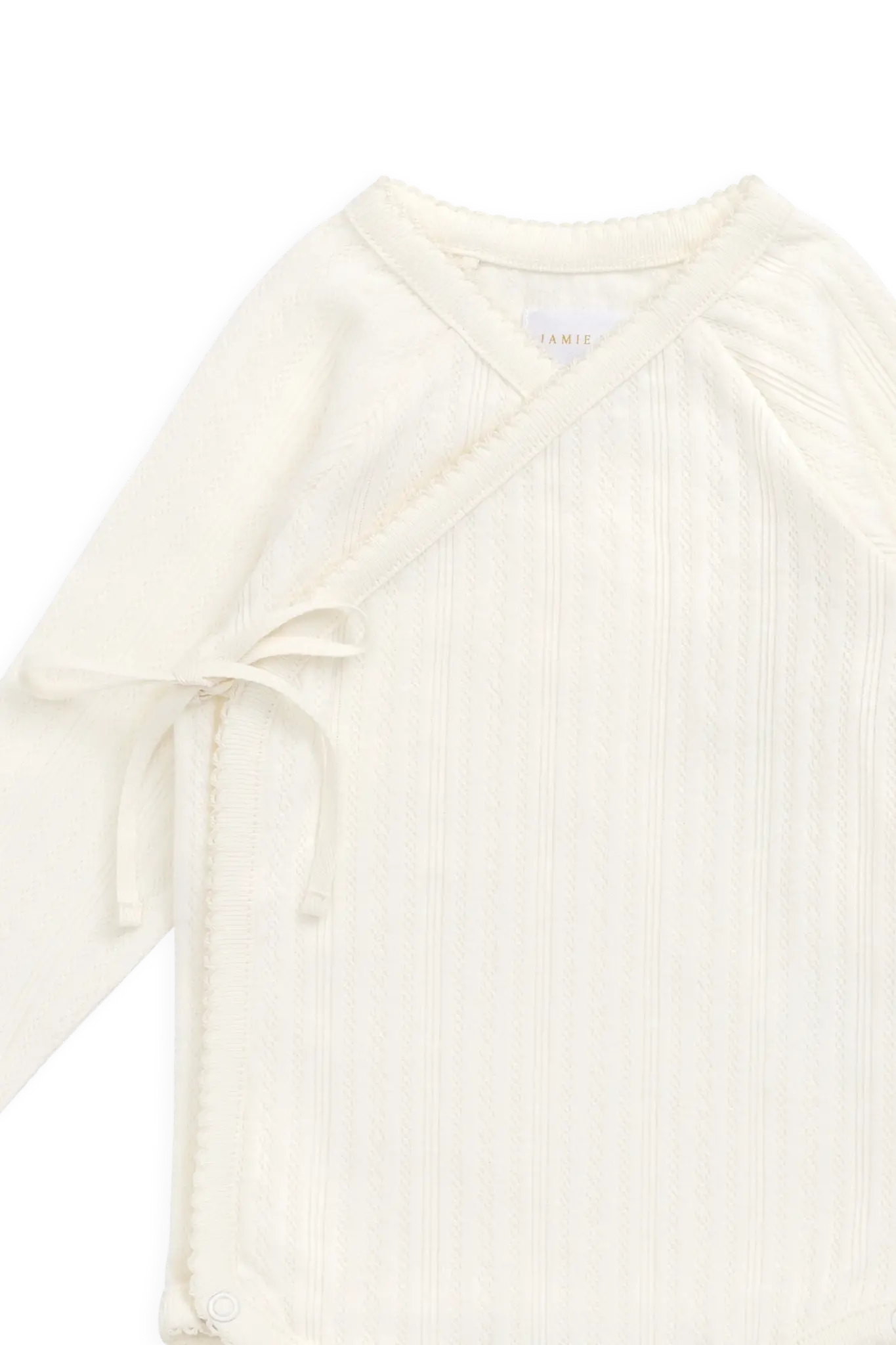 Jamie Kay Jamie Kay Organic Cotton Pointelle Marina Bodysuit