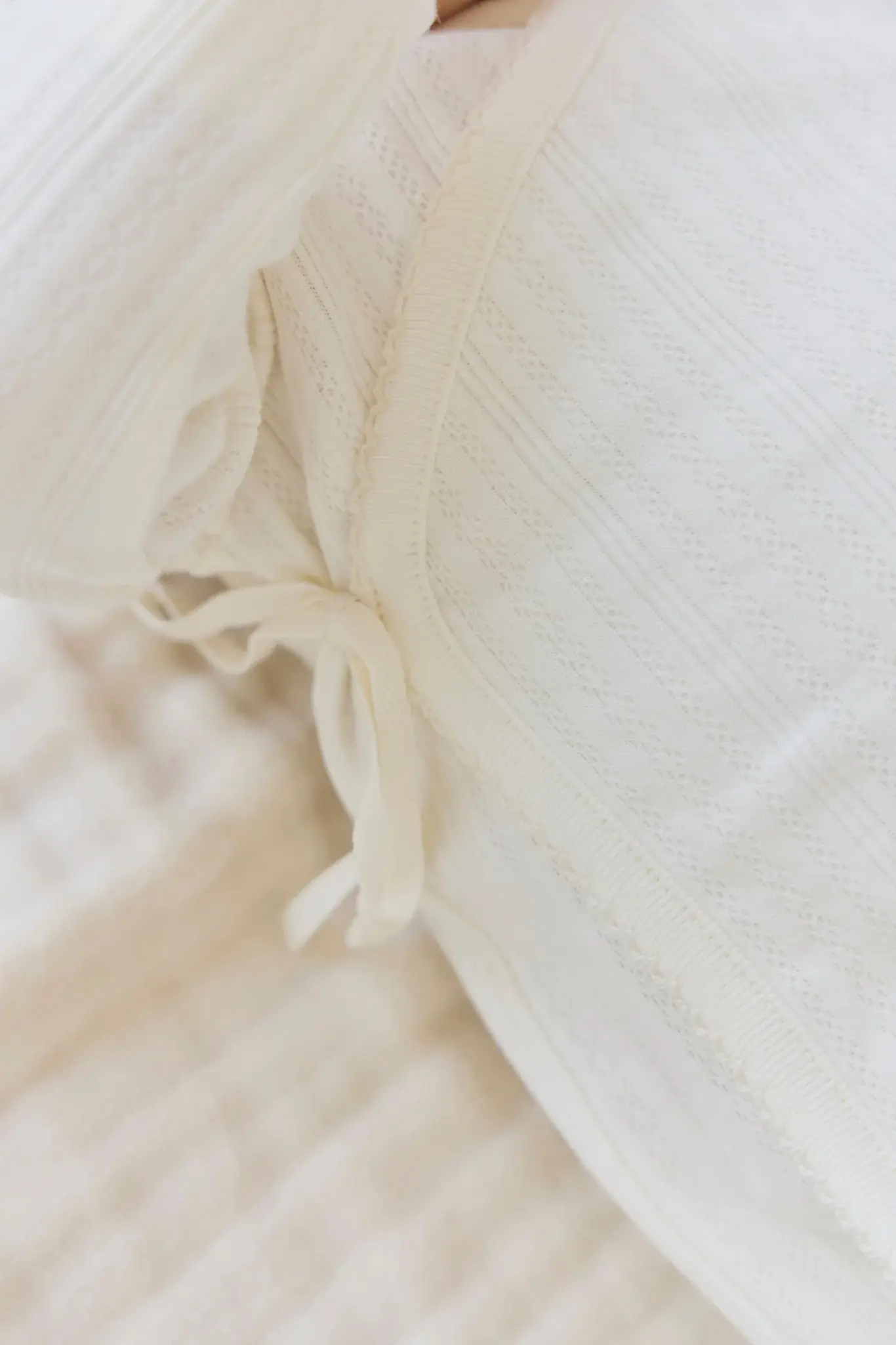 Jamie Kay Jamie Kay Organic Cotton Pointelle Marina Bodysuit