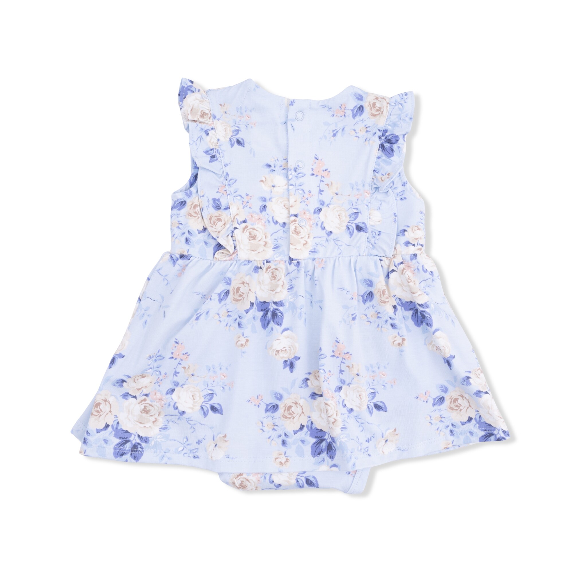 Angel Dear Angel Dear Ashley Rose Floral - Ruffle Bodysuit Dress