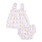 Angel Dear Angel Dear Spring Blooms Bow Trellis - Ruffly Strap Top And Bloomer