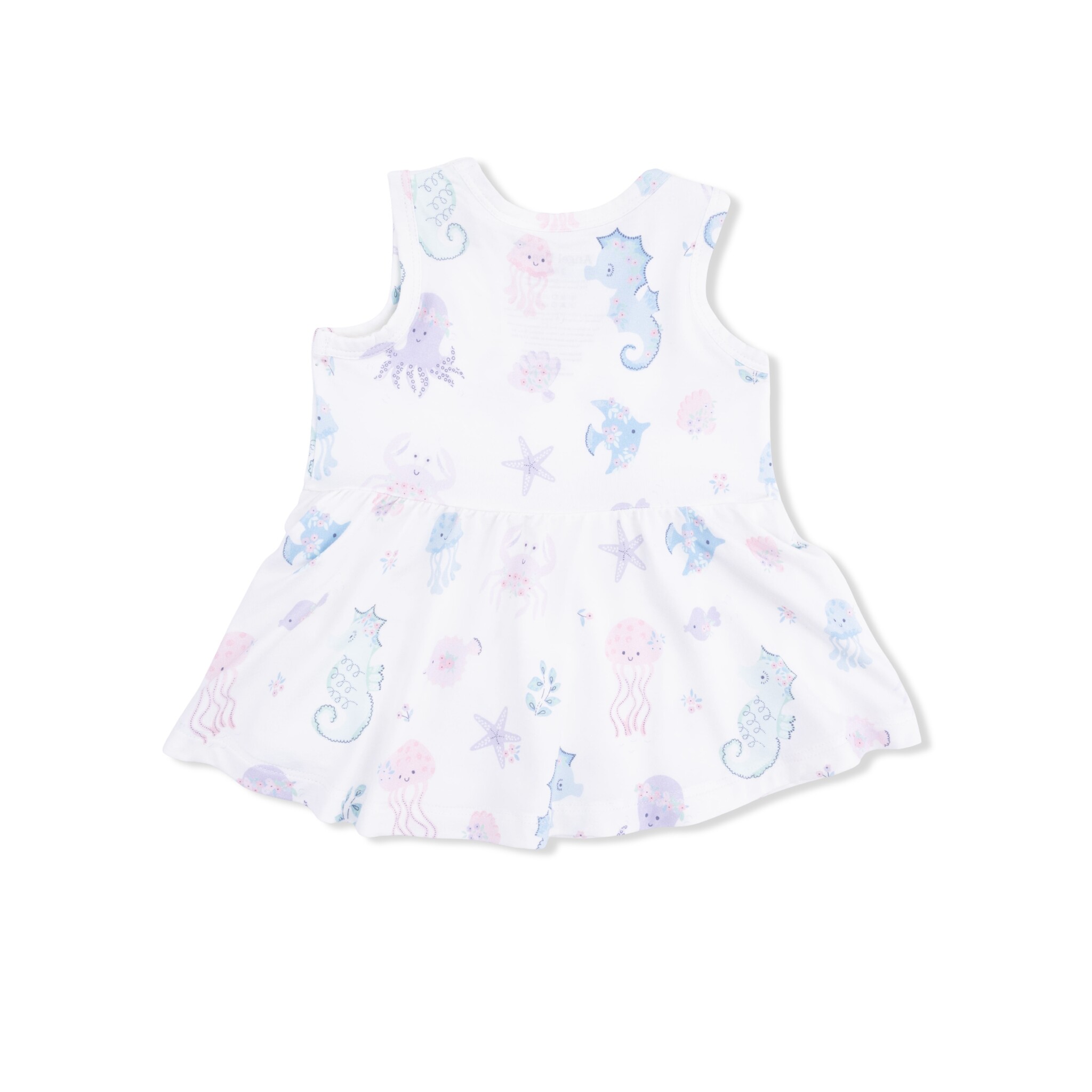Angel Dear Angel Dear Floral Sea Creatures - Peplum Tank Top And Bike Short