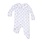Angel Dear Angel Dear Golf Trellis Pink - Smocked Peter Pan Snap Footie