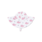 Angel Dear Angel Dear Bubbly Whale With Bow Pink - Wide Brim Sun Hat
