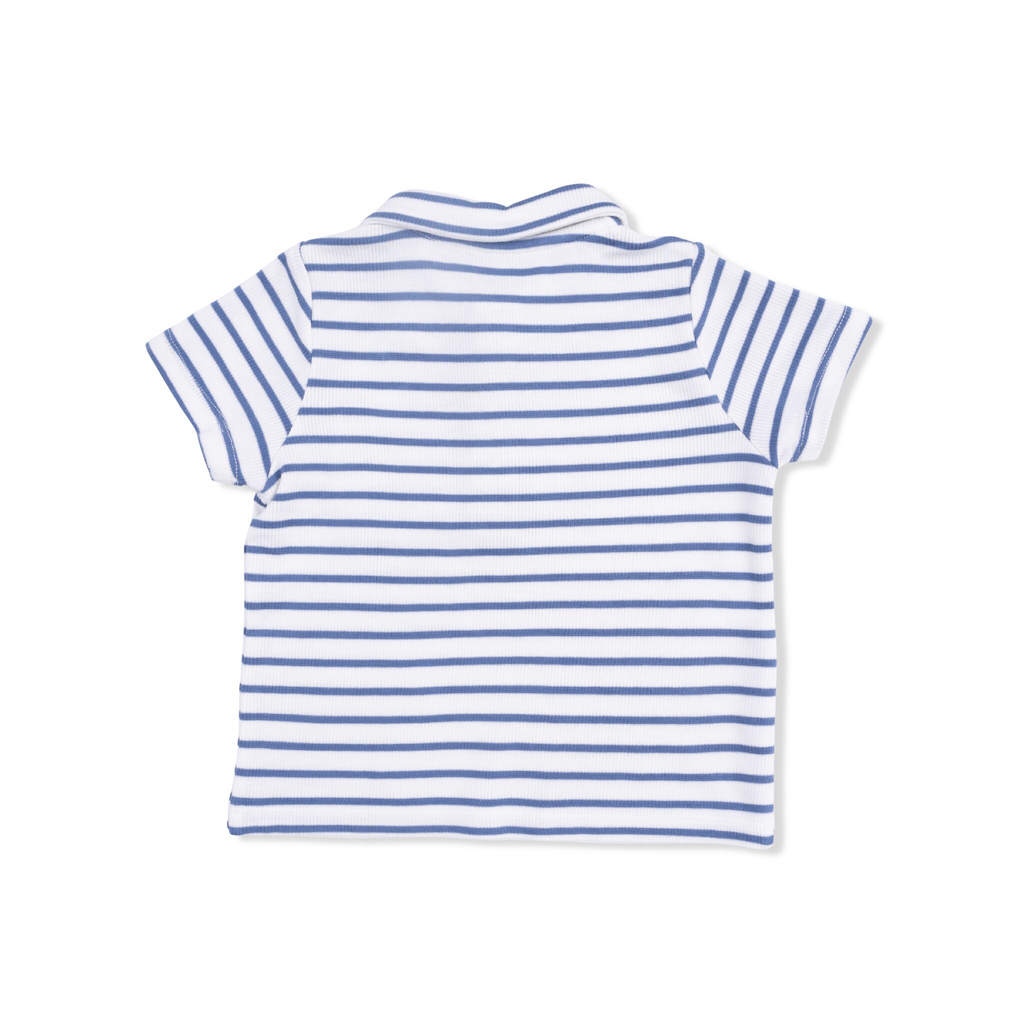 Angel Dear Angel Dear Navy Stripe - Polo With Everyday Short