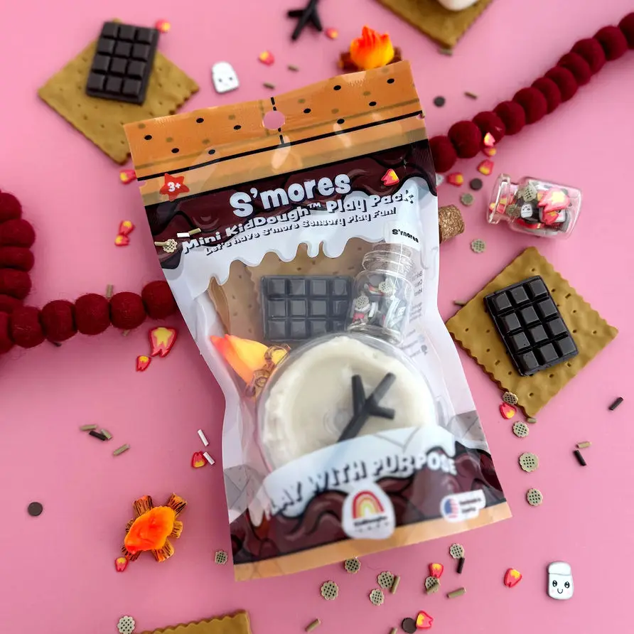 Earth Grown KidDoughs S'mores Mini Play Pack