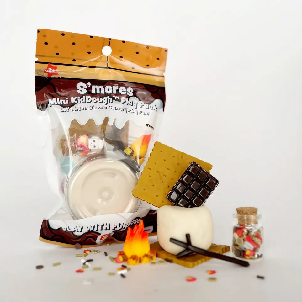 Earth Grown KidDoughs S'mores Mini Play Pack