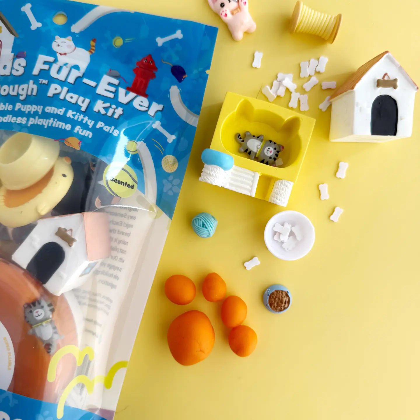 Earth Grown KidDoughs Friends Fur-ever KidDough Play Kit