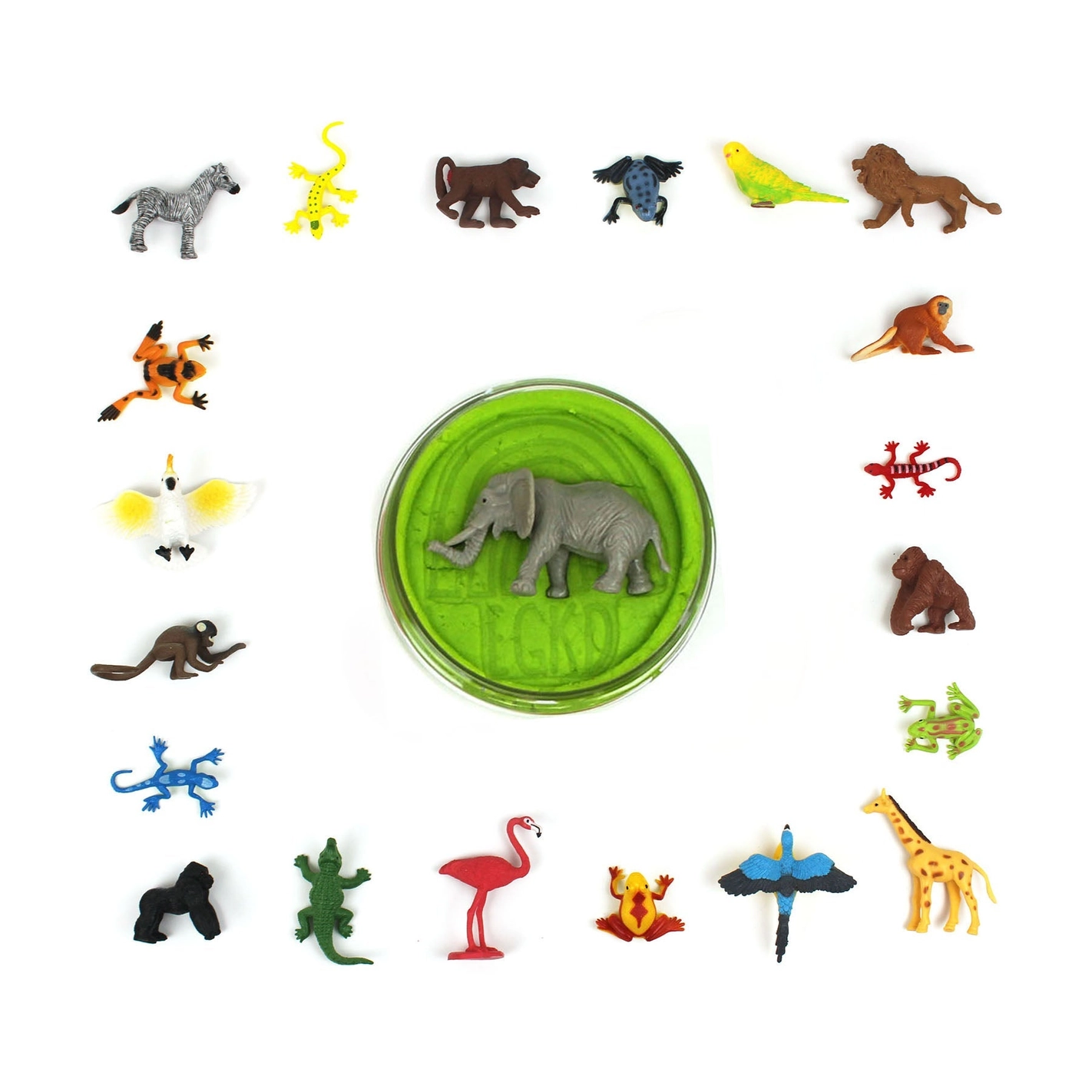 Earth Grown KidDoughs Wild Animal Hidden Surprise KidDough - 4 oz