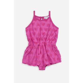 Splendid Splendid Loopy Terry Heart Romper