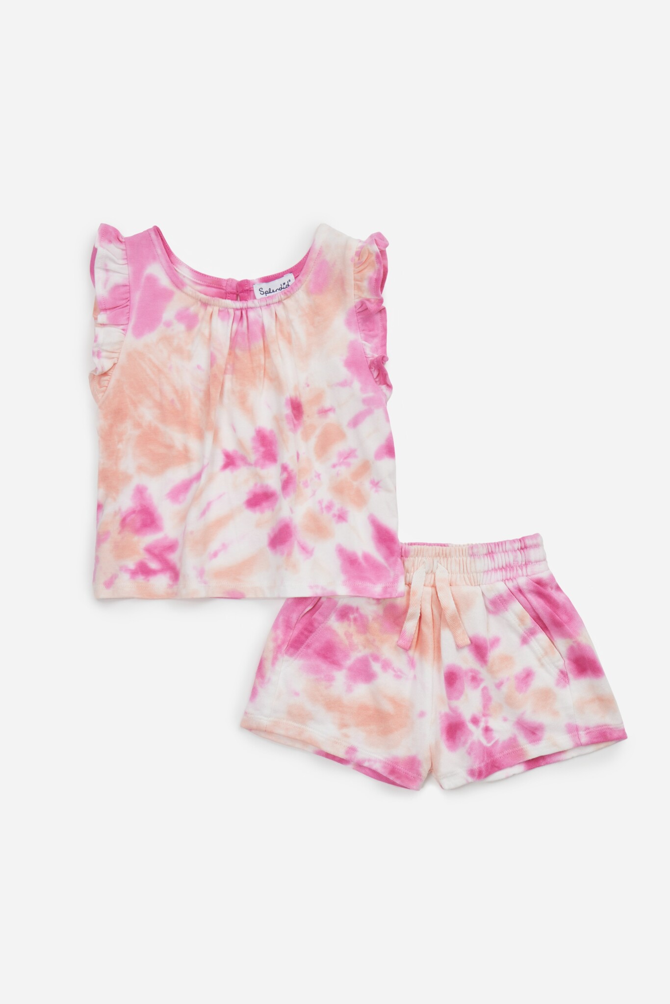 Splendid Splendid Hibiscus Tie Dye Top Set