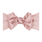 Baby Bling Bows Satin Fab® Soft Nylon Headband with Satin Bow - Antique Pink