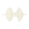 Baby Bling Bows Layered Fab® Skinny - Ivory Dot Tulle