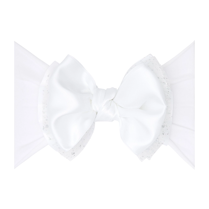 Baby Bling Bows Novelty Fab® - Fairytale White
