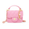 Tiny Quilted Ballet Charm Handbag - Pink