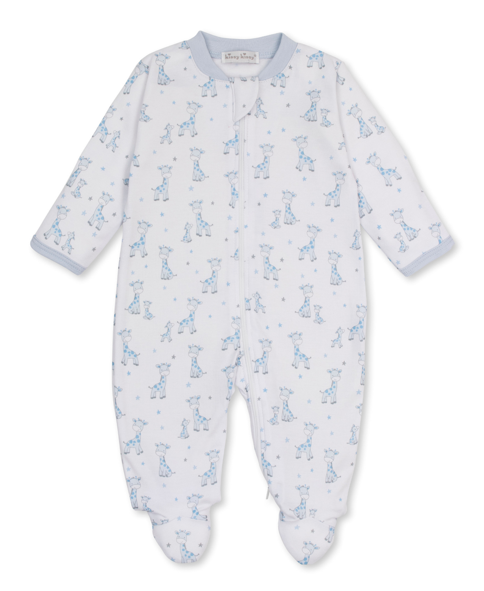 kissy kissy Kissy Kissy Just Giraffes Zipper Footie