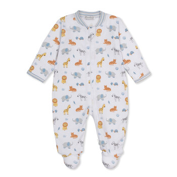 kissy kissy Kissy Kissy Jungle Hang Out Zipper Footie