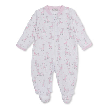 kissy kissy Kissy Kissy Just Giraffes Zipper Footie