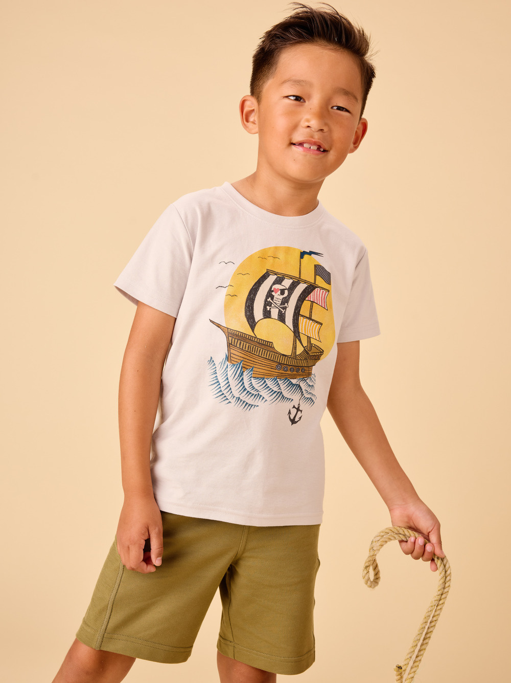 Tea Collection Tea Pirate Voyage Graphic Tee