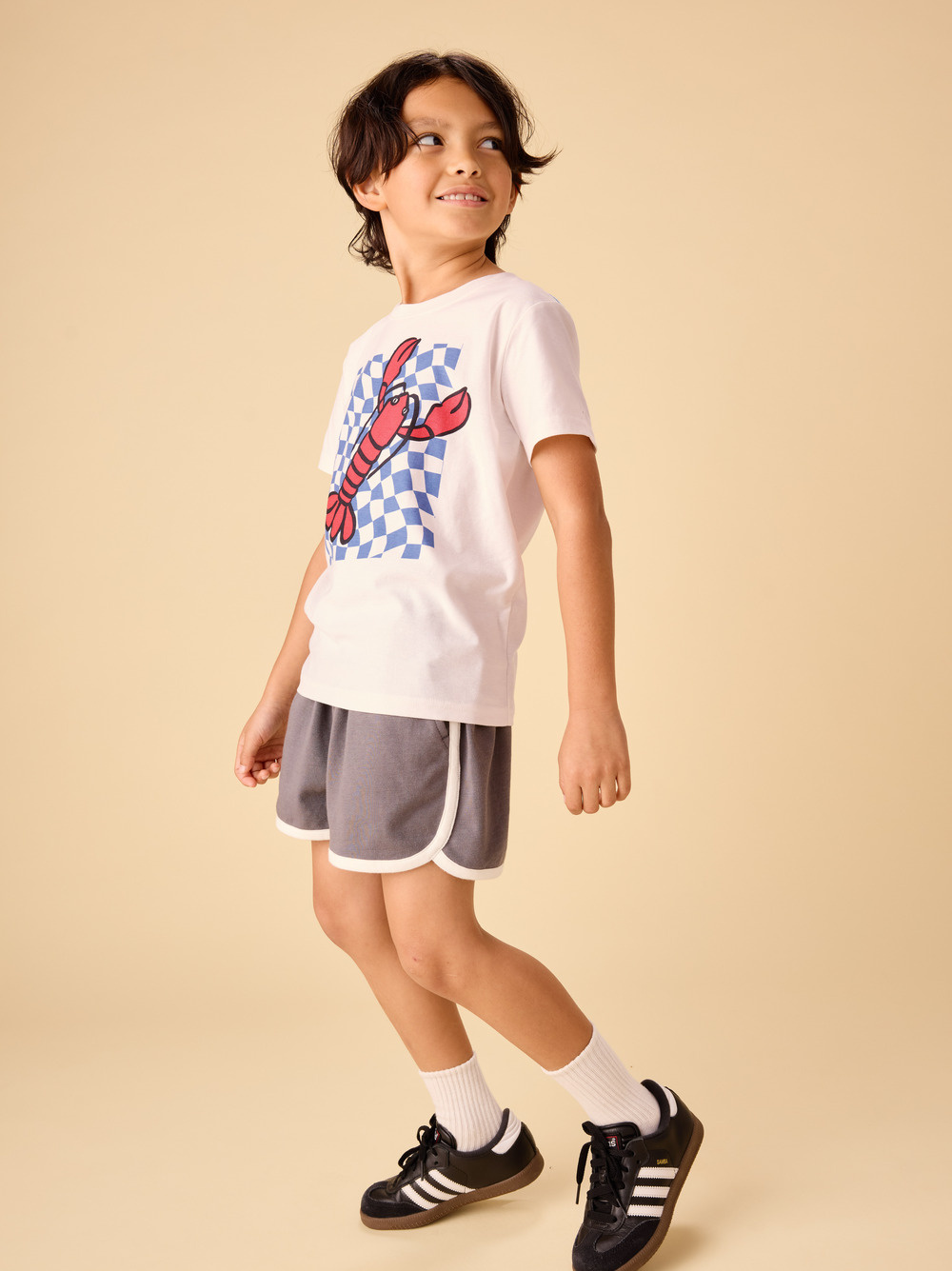 Tea Collection Tea Checkerboard Catch Graphic Tee