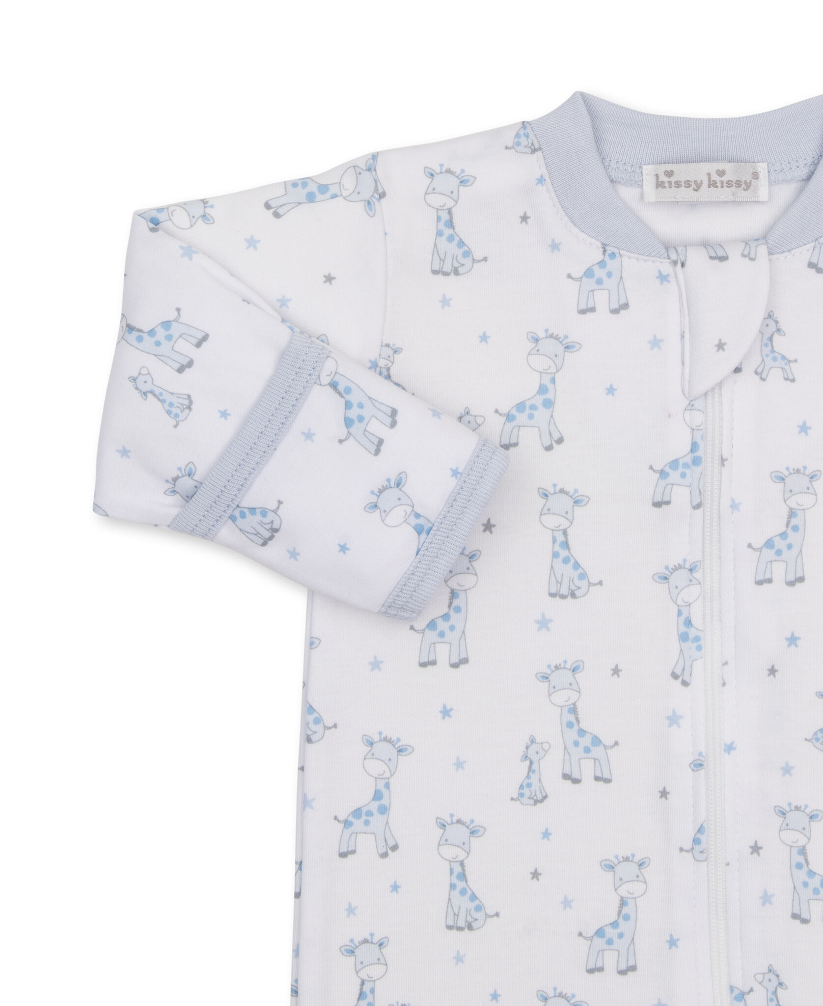 kissy kissy Kissy Kissy Just Giraffes Zipper Footie