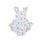 Angel Dear Angel Dear Country Stitch Floral Ric Rac Ruffle Sunsuit