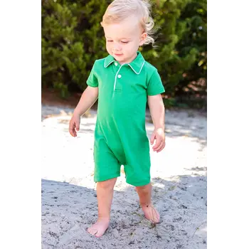 Maddie & Connor Maddie & Connor Polo Romper