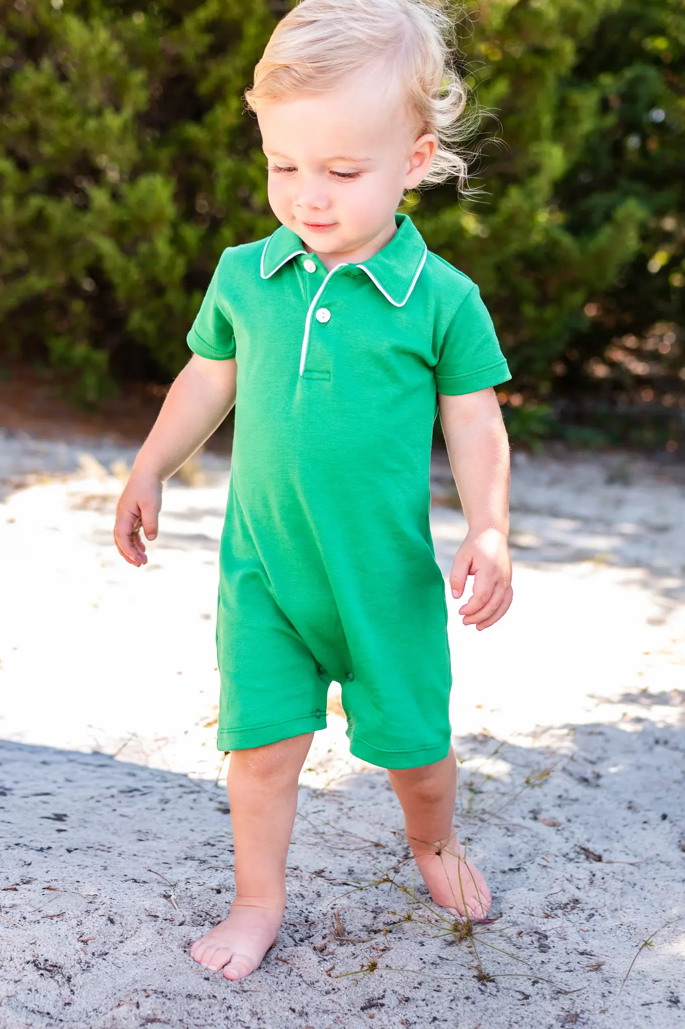 Maddie & Connor Maddie & Connor Polo Romper