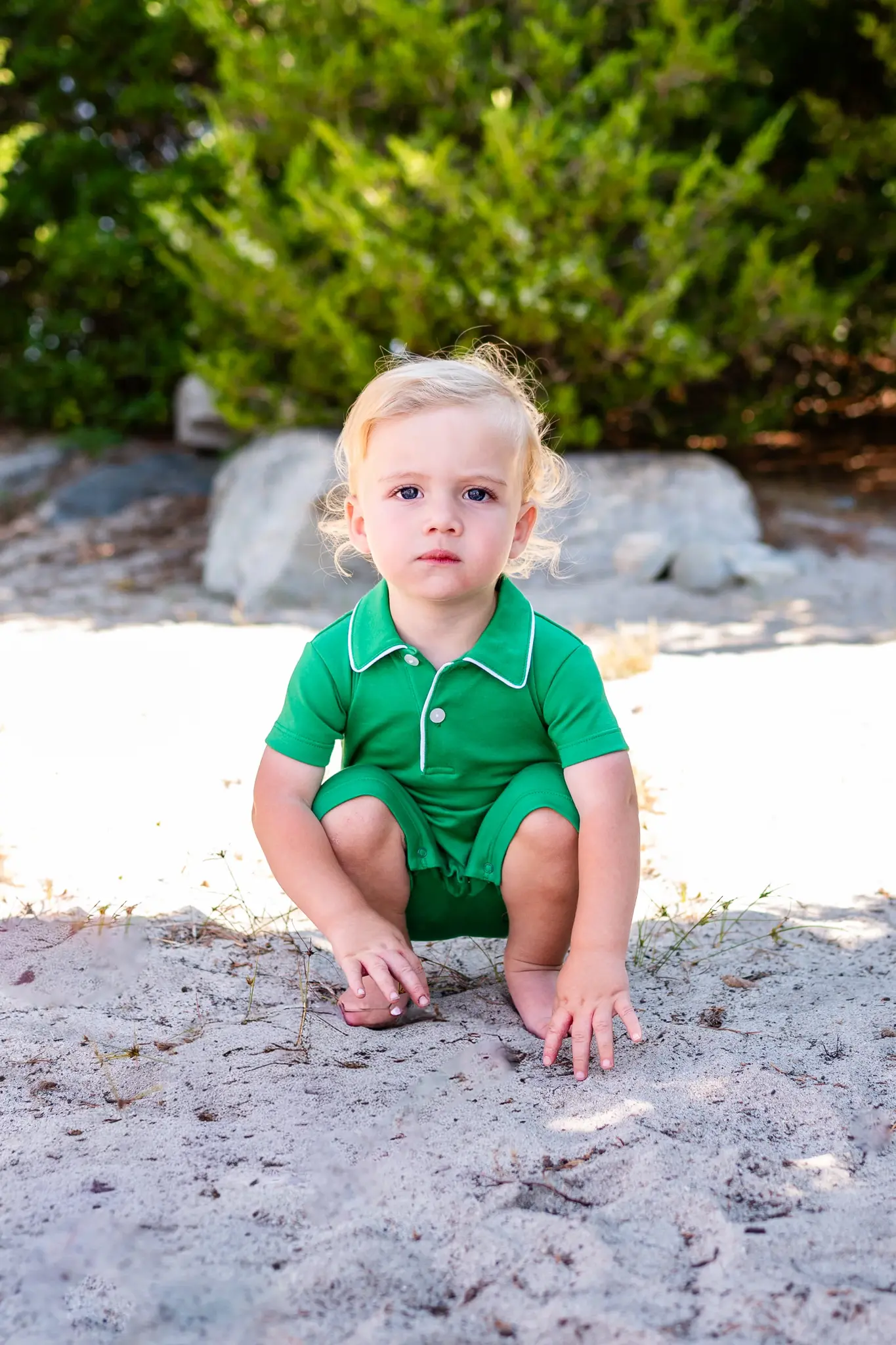 Maddie & Connor Maddie & Connor Polo Romper
